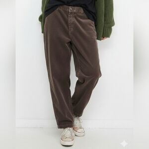 Vintage Jones Apparel Brown Corduroy Pants Buttonfly Grunge Skater  36 x 30